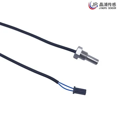 RTD-Temperaturfühler, NTC-Thermistor, schwarzer Draht, L600 mm